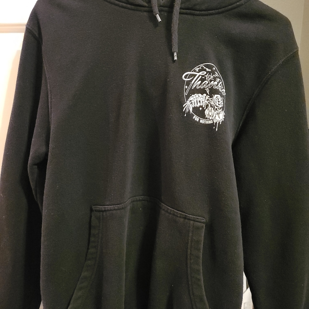 Mens small hoodie, RSQ "Thanks for Nothing" logo